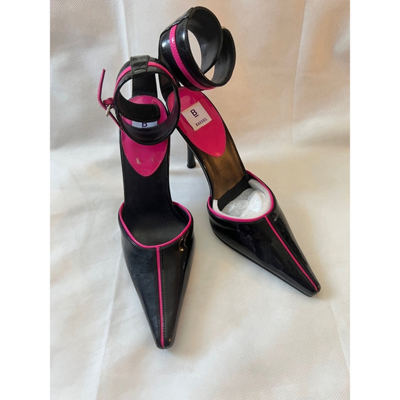 Women's Bakers Heels, Size 6.5B, Black & Pink 4 inch heel never worn - Picture 1 of 9